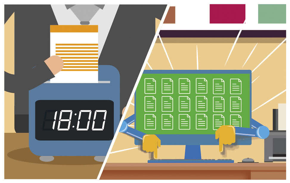 晚上，你下班了，公司的電腦不下班自動幫你建立記事本